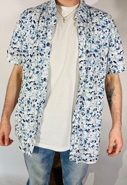Vintage Size XL Hawaiian Short Sleeve Shirt In Multi