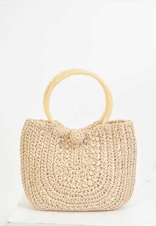 VINTAGE 90S CROCHETED BAG