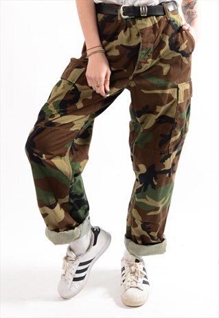 VINTAGE CAMO TROUSERS