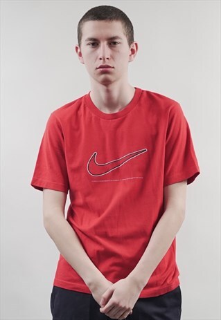 VINTAGE RED NIKE SWOOSH T-SHIRT