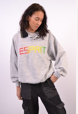 Vintage Esprit Sweatshirt Jumper Grey