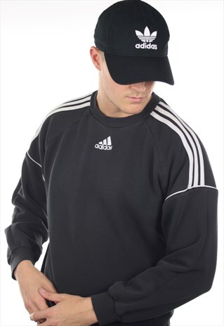 VINTAGE ADIDAS SMALL LOGO SWEATSHIRT JUMPER