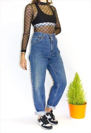 VINTAGE 80'S PERFECT HIGH WAIST LEVI MOM JEANS