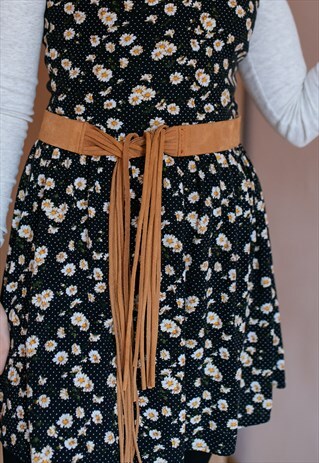 VINTAGE 90S WESTERN FRINGE BELT