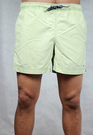 VINTAGE TOMMY HILFIGER MINT SWIMMING TRUNKS SHORTS