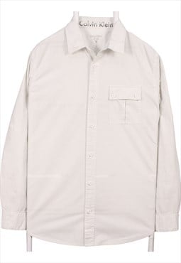 Vintage 90's Calvin Klein Shirt Button Up Long Sleeve Check