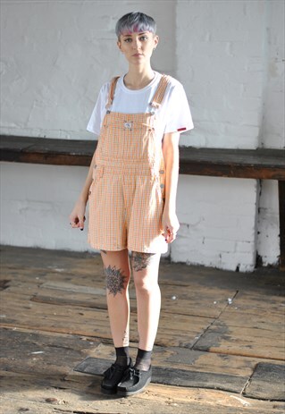 90S CALVIN KLEIN SHORT DUNGAREES