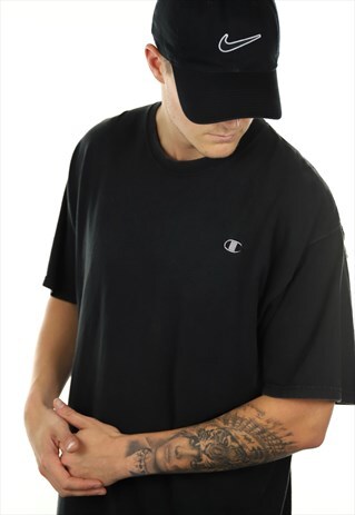 VINTAGE CHAMPION USA SMALL LOGO T SHIRT TEE