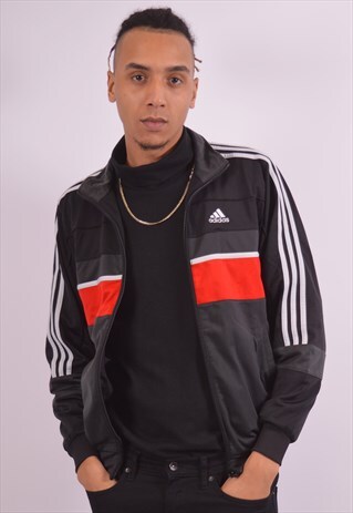 VINTAGE ADIDAS TRACKSUIT TOP JACKET MULTI