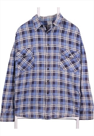 Wool Worths Essential 90's Long Sleeve Button Up Check Shirt