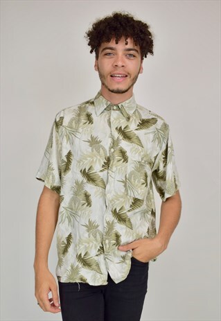 VINTAGE 90'S PATTERNED HAWAIIAN SHIRT