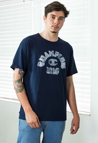 VINTAGE CHAMPION T-SHIRT LOGO 90S L 7.1