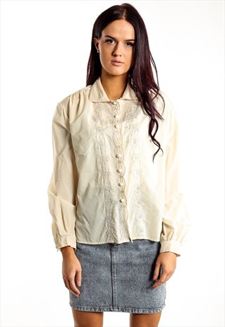VINTAGE EMBROIDERED BLOUSE ACBL30