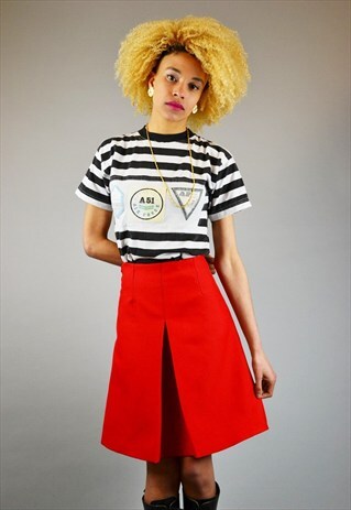 VINTAGE INVERTED PLEAT SKIRT