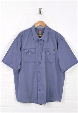 Vintage Wrangler Shirt Blue XXL
