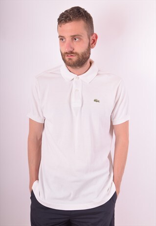 VINTAGE 80S LACOSTE POLO T-SHIRT MADE IN FRANCE (713)