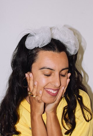 STACY SET OF TWO SCRUNCHY - HANDCRAFTED FESTIVAL HAIR PIECE