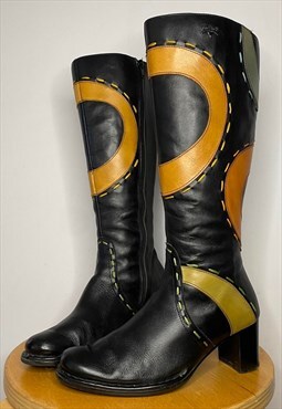 Y2K does 60s Retro Groovy Vintage Boots