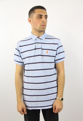VINTAGE POLO RALPH LAUREN STRIPED POLO SHIRT