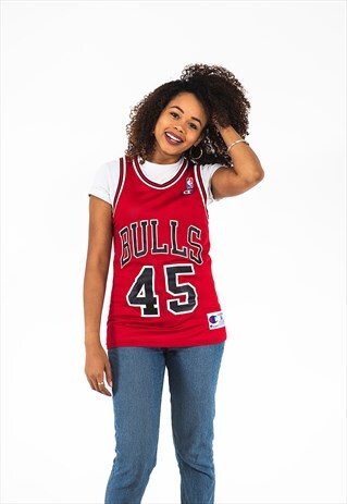 MICHAEL JORDAN CHICAGO BULLS NBA BASKETBALL JERSEY/VEST/TOP