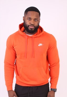 Vintage Nike Club Orange pullover Hoodie 