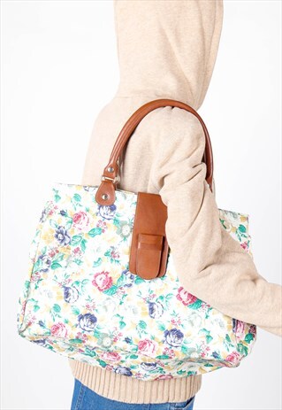 VINTAGE FLORAL TOTE BAG SB22