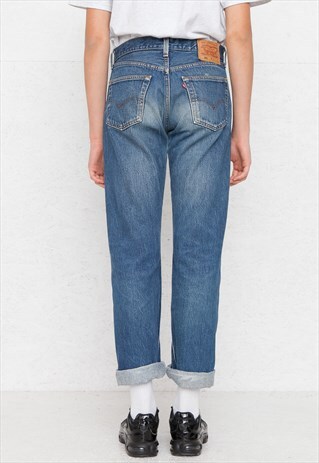 VINTAGE BLUE LEVI'S 501 FIT DENIM JEANS