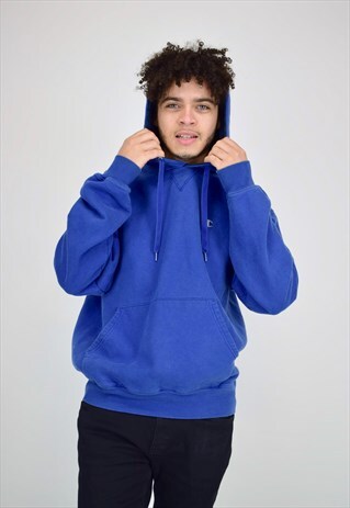 VINTAGE 90'S BLUE CHAMPION HOODIE