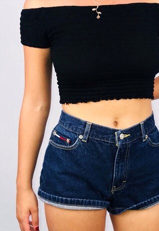 VINTAGE TOMMY HILFIGER 90S DENIM SHORTS