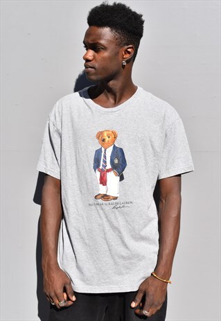 RARE VINTAGE 90S POLO BEAR RALPH LAUREN T-SHIRT