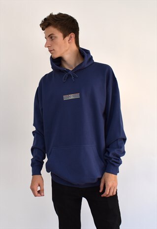 G&G UNISEX DENIM BLUE LINO HOODIE