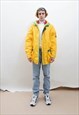 VINTAGE 80S WIND BREAKER COLORBLOCK RELAXED FIT JACKET MEN L