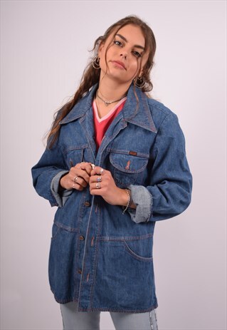 VINTAGE WRANGLER DENIM JACKET BLUE