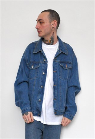 90S DENIM FESTIVAL OVERSIZED JACKET