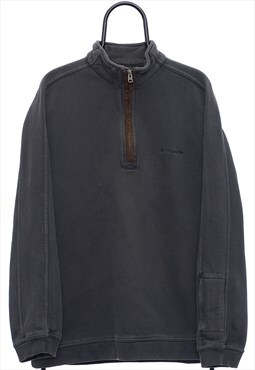 Vintage Columbia Grey Quarter Zip Sweatshirt Mens