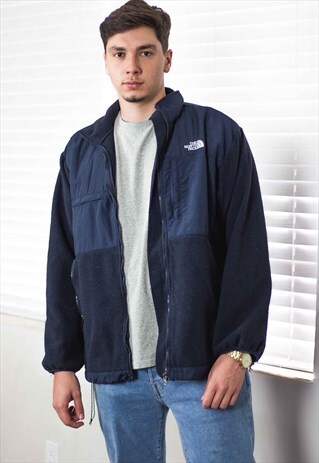 VINTAGE NORTH FACE DANALI JACKET FLEECE LOGO 90S XL 24.7