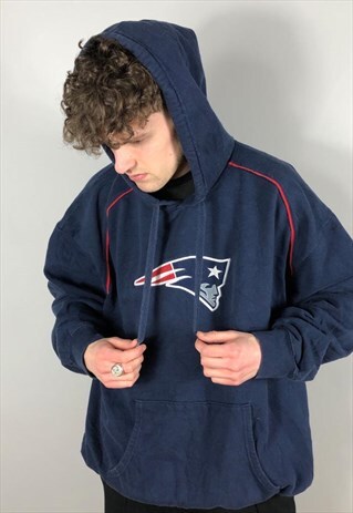 RETRO NEW ENGLAND PATRIOTS HOODIE