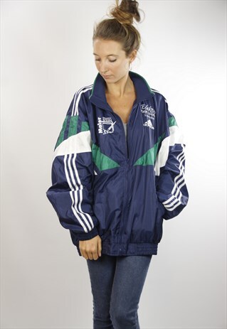 SHELL JACKET ADIDAS / BLUE ADIDAS TRACK JACKET
