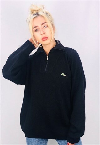 VINTAGE LACOSTE 1/4 ZIP UP JUMPER