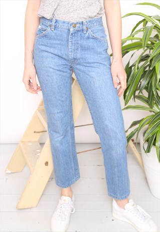 VINTAGE LEE BLUE DENIM MOM JEANS
