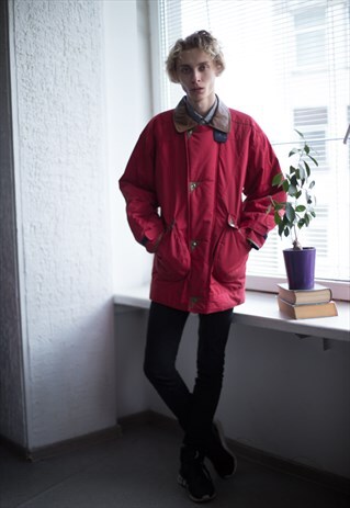 VINTAGE 90'S RED PARKA
