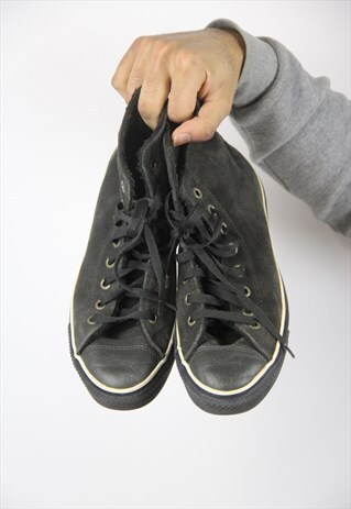VINTAGE CONVERSE SUEDE GREY TRAINERS