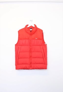 Vintage Nike gilet in red. Best fits M