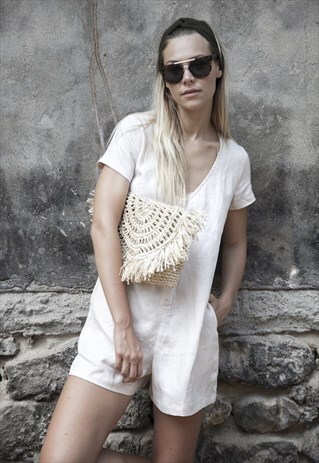 SUMBA RAFFIA CLUTCH