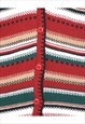 VINTAGE NIKKI STRIPED SWEATER VEST - L