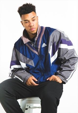 VINTAGE 80S ADIDAS SHELL JACKET / 1745