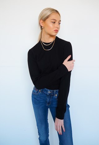 VINTAGE HUGO BOSS BLACK JUMPER