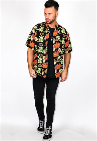 VINTAGE HARLEY-DAVIDSON HAWAIIAN SHIRT