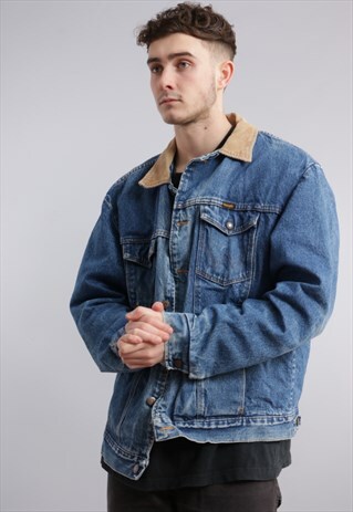 VINTAGE WRANGLER DENIM CHORE JACKET X296