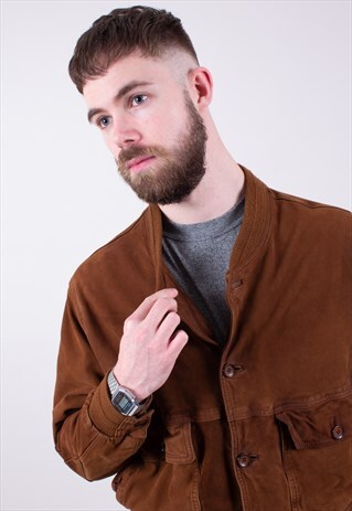 VINTAGE SUEDE BOMBER JACKET